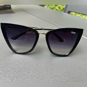 Quay Womens retro cat eye  designer sunglasses LTD edition